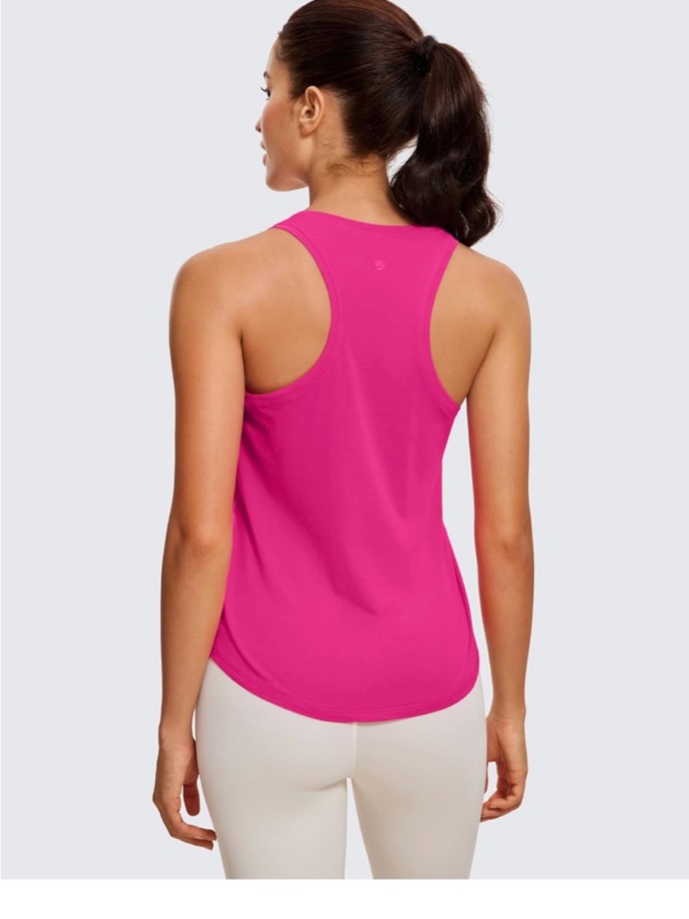 CRZ YOGA Hot Pink Racerback Tank